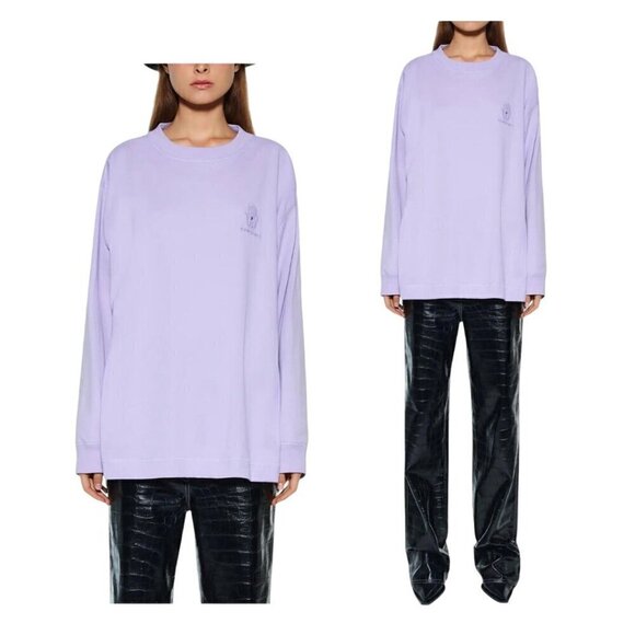 Stand Studio SANIA LS TEE, Lavender, Size S, New with tag - Picture 1 of 15